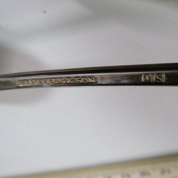 Ice Tea (6) Spoons SPRING CHARM floral WM Rogers & Sons co. 1963 - Picture 11 of 13